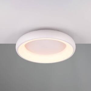 LED stropna svetilka Cardona, Ø 46,5 cm, bela mat, kovina, CCT