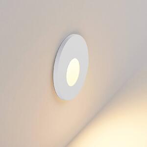 Molto Luce LED svetilka za vgradnjo Wall 68R RD bela, aluminij, CCT