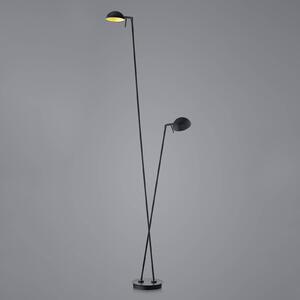 Talna svetilka LED Samy 2-light 180cm črna/zlata