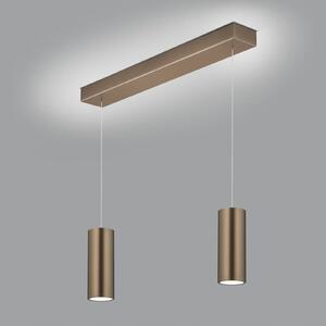 LED viseča svetilka Helli up/down 2-light bronz