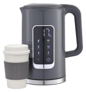 Grelnik vode z LCD zaslonom 1,7 l 2200W/230V siva + potovalna skodelica 450 ml