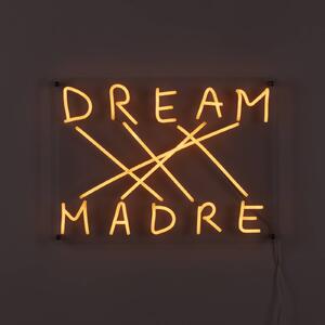 SELETTI Dream-Madre LED dekorativna stenska svetilka, rumena