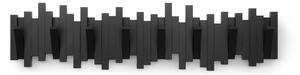 Črn plastičen stenski obešalnik 72 cm Sticks – Umbra