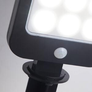 LED solarni zemeljski trn 67424BK-PIR, detektor gibanja