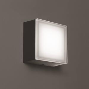 LED zunanja stenska svetilka 1425 grafit 12,5 x 12,5 cm