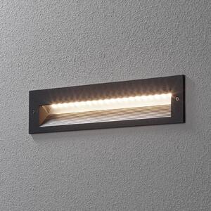 BEGA 33055 LED stenska vgradna svetilka 3.000K grafit 32 cm