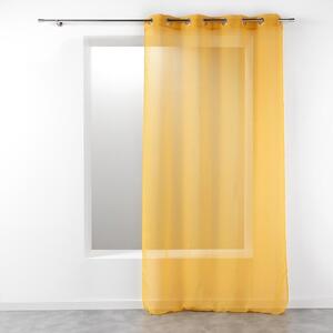 Rumena prosojna zavesa 140x240 cm Telma – douceur d'intérieur