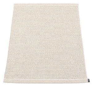 Kremno bela notranja in zunanja preproga 60x85 cm Mono Linen Vanilla – Pappelina