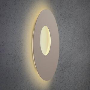 Escale Blade Open LED stensko svetilo taupe Ø 59 cm