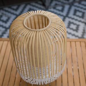 Namizna svetilka Forestier Bamboo Light M 39 cm bela