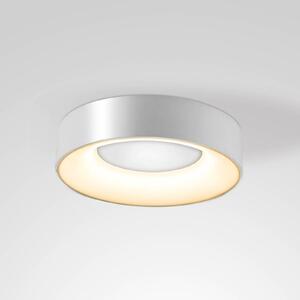 Stropna svetilka Sauro LED, Ø 30 cm, srebrna