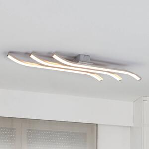 LED stropna svetilka Largo 3-light 83 cm aluminij