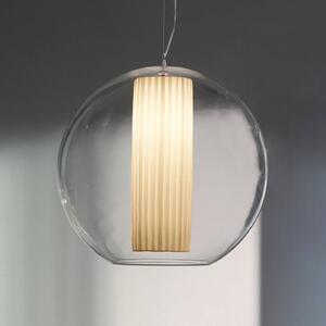 Modo Luce Bolla viseča svetilka tkanina bela Ø 50cm