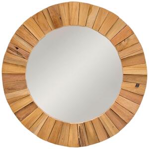 STENSKO OGLEDALO, 60/60/4 cm les, steklo