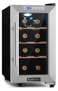Klarstein Reserva 8 Uno, vinoteka, 23 litrov, 8 steklenic, 11 - 18 °C, 26 dB, nerjaveče jeklo