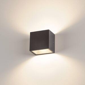 SLV Sitra Cube LED zunanja stenska svetilka, antracit