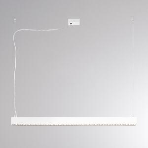 Molto Luce LED-visoka svetilka PERFORA PROLINE M, bela, 106 cm, DALI up/down, zatemnjen, Bela, Dnevna soba / jedilnica, Aluminij, Sodobni