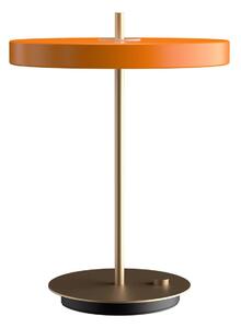 Namizna svetilka LED UMAGE Asteria Table, USB, oranžna/medeninasta