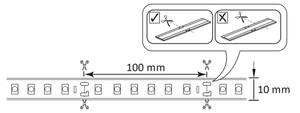 LED RGBW Zatemnitveni zunanji trak 5m LED/24W/12V IP65