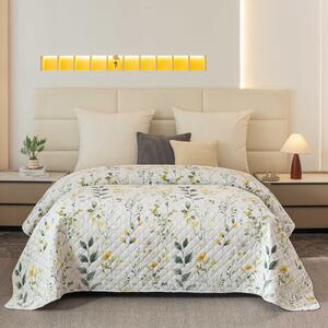 Pregrinjalo za posteljo CITRUS GARDEN, belo Dimenzije: 170 x 210 cm