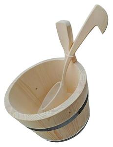 Set pripomočkov za savno (Material: Les)