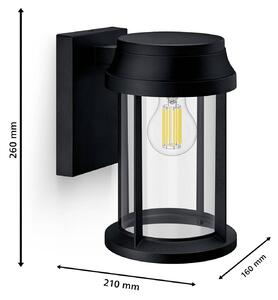 Philips Bellini zunanja stenska svetilka, Ø 16 cm