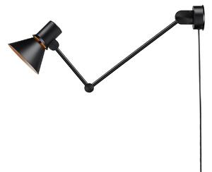 Stenska svetilka Anglepoise Type 80 W3, vtič, črna