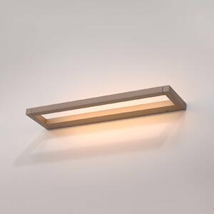 PURE LED stenska svetilka Puro bronasta širina 50 cm aluminijast dimmer