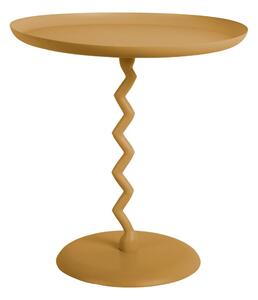Kovinska okrogla stranska mizica ø 40 cm Zig Zag – Leitmotiv