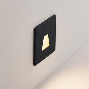 Molto Luce LED svetilka za vgradnjo Wall 68R IP44 SQ, črna, CCT