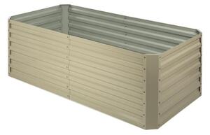Blumfeldt High Grow Straight, visoka greda, 180 x 60 x 90 cm, 970 l, jeklo, pocinkano, bež barva