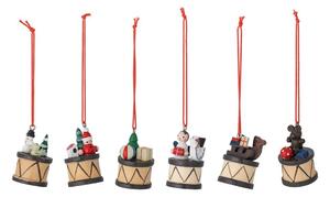 Leseni okraski za jelko v kompletu 6 ks ø 3 cm Bertie – Bloomingville
