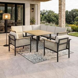 Bessagi Garden Jedilna Lounge Garnitura Cassandra, 5-Delni Set