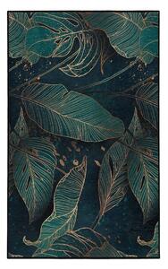 Modrozelena pralna preproga 160x230 cm Midnight Jungle – Mila Home