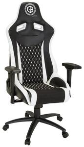 MID.YOU Gaming Stol Gamebreaker Sx 04, Črna, Bela