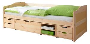 Livetastic Postelja S Predali Marlies, Bor, Masivno, 90x200