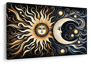 Slika sonce in luna