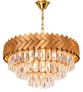 Viseča Kristalna Svetilka APP1942-3CP 50cm Gold