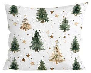 Bombažna prevleka za blazino CHRISTMAS FOREST 45x45 cm, barvna