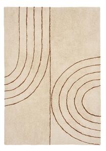 Bež preproga iz mešanice bombaža 160x230 cm Tampa – House Nordic