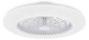 Philips LED stropni ventilator Amigo, bel, 58 cm, CCT, DC, zatemnjen, Bela, Dnevna soba / jedilnica, Plastika, Sodobni