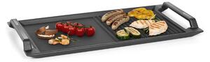 Klarstein Delicatessa Grill Pan, žar plošča, pripomoček za indukcijsko ploščo, črna barva