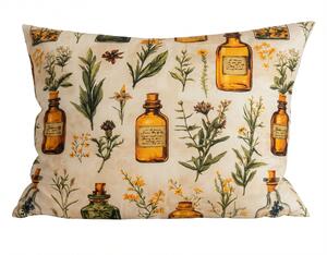 Prevleka za blazino iz mikrovlaken APOTHECARY 70x90 cm, kremna