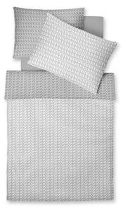 POSTELJNINA RUBIN 140/200 cm damast antracit, siva