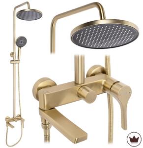 Komplet za prhanje PREMIUM Rea Maxim Brush Gold