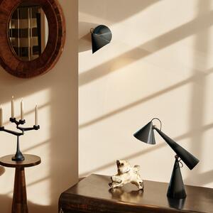 Tom Dixon LED stenska svetilka Pose, zelena, 21 cm, plastika, zatemnjen, Zelena, Dnevna soba / jedilnica, Kovina, Dizajn, Okrogla stena