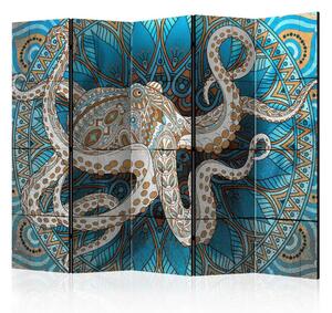 Artgeist Paravan Zen Octopus I, 5-Delni, Enostranski
