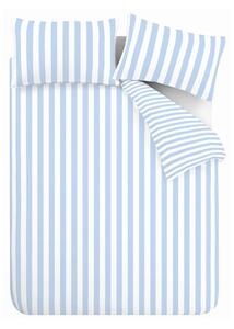 Bela/modra enojna posteljnina 135x200 cm Stripe Tease – Sassy B