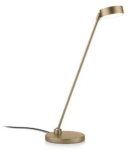 Knapstein LED namizna svetilka Yori v barvi »efektne bronze«, višina 50 cm, upravljanje z, zatemnjen, Bronasta / starinska medenina, Dnevna soba / jedilnica, Aluminij, Sodobni