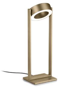 Knapstein LED namizna svetilka Wega v barvi »efektne bronze«, višina 45 cm, upravljanje z, zatemnjen, Bronasta / starinska medenina, Dnevna soba / jedilnica, Aluminij, Sodobni